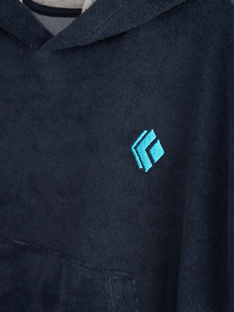 Navy Blue Towelling Cover-Up (3-16yrs) - Image 6 of 6