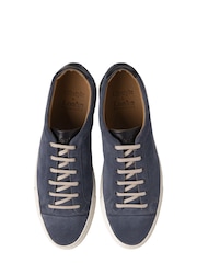 Loake Blue Dash Suede Capped Toe Sneakers - Image 5 of 5
