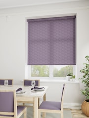 African Violet Purple Squiggle Made To Measure Roller Blind - Image 2 of 5