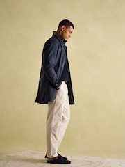 Joules Sandford Navy Blue Waterproof Raincoat - Image 3 of 10