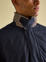 Joules Sandford Navy Blue Waterproof Raincoat - Image 4 of 10