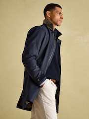 Joules Sandford Navy Blue Waterproof Raincoat - Image 5 of 10