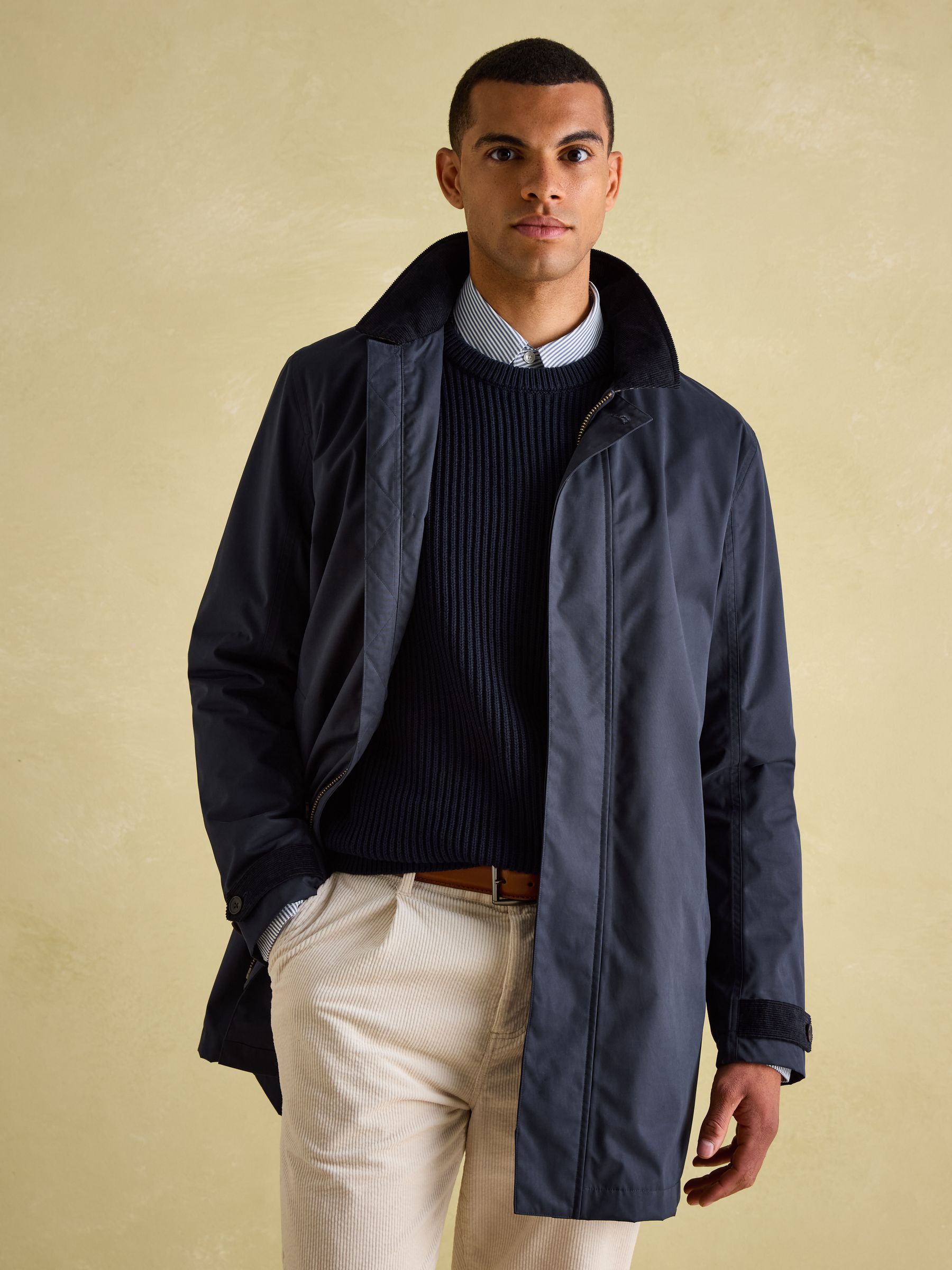 Buy Joules Sandford Navy Blue Waterproof Raincoat from the Next UK