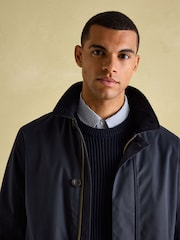 Joules Sandford Navy Blue Waterproof Raincoat - Image 8 of 10