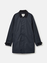 Joules Sandford Navy Blue Waterproof Raincoat - Image 9 of 10