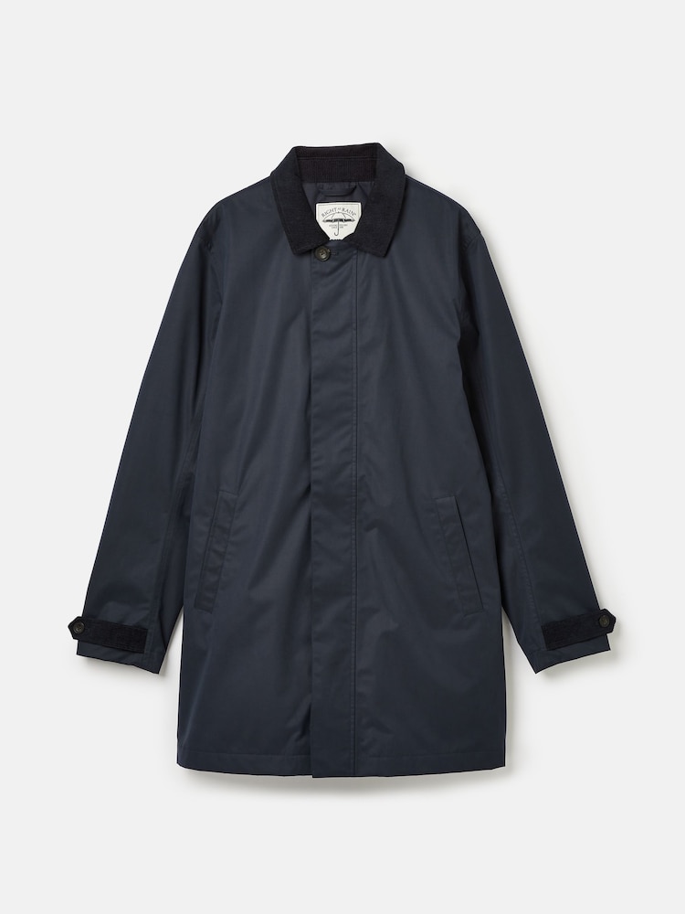 Joules Sandford Navy Blue Waterproof Raincoat - Image 9 of 10