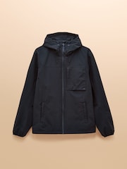 Joules Ayston Navy Blue Lightweight Waterproof Coat - Image 12 of 13