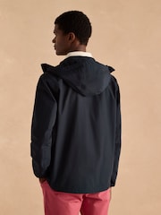 Joules Ayston Navy Blue Lightweight Waterproof Coat - Image 2 of 13
