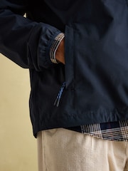 Joules Ayston Navy Blue Lightweight Waterproof Coat - Image 6 of 13