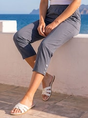 Pilka - Roman Bengaline Cropped Trousers - 2 paveikslėlis iš 4