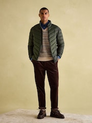 Joules Garrett Green Showerproof Padded Jacket - Image 3 of 6