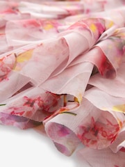 Baker by Ted Baker Pink Floral Tulle Dress - Image 11 of 11
