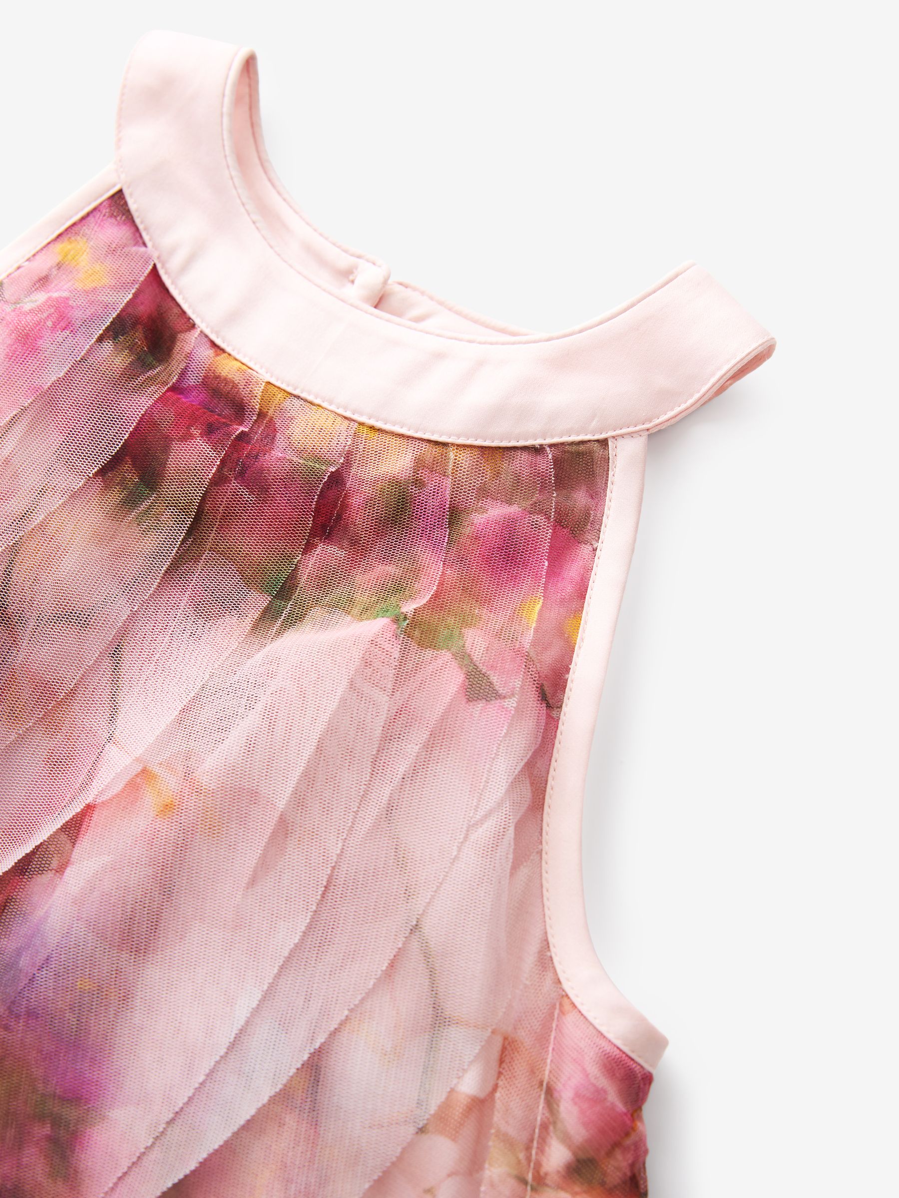 Baker by Ted Baker Pink Floral Tulle Dress