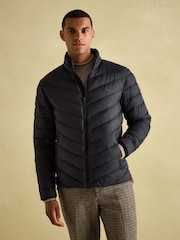Joules Garrett Black Showerproof Padded Jacket - Image 1 of 6
