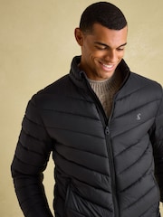 Joules Garrett Black Showerproof Padded Jacket - Image 4 of 6