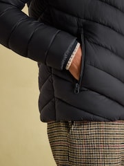Joules Garrett Black Showerproof Padded Jacket - Image 5 of 6