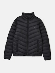 Joules Garrett Black Showerproof Padded Jacket - Image 6 of 6