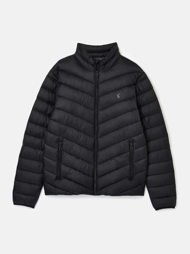 Joules Garrett Black Showerproof Padded Jacket - Image 6 of 6 Joules Garrett Black Showerproof Padded Jacket - Image 6 of 6
