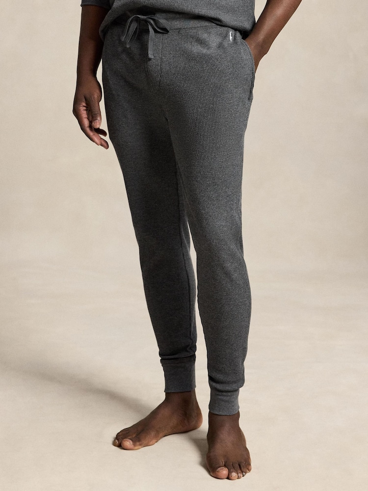 Polo Ralph Lauren Grey Lounge Waffle Joggers - Image 1 of 4