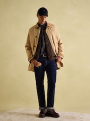Joules Sandford Tan Brown Waterproof Raincoat - Image 5 of 8