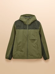 Joules Ayston Green Lightweight Waterproof Coat - Image 11 of 12