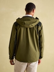 Joules Ayston Green Lightweight Waterproof Coat - Image 2 of 12