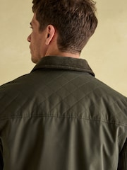 Joules Farleigh Green Waterproof Midweight Country Coat - Image 8 of 10