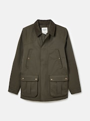 Joules Farleigh Green Waterproof Midweight Country Coat - Image 9 of 10