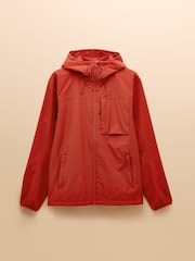 Joules Ayston Orange Lightweight Waterproof Coat - Image 10 of 10
