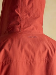 Joules Ayston Orange Lightweight Waterproof Coat - Image 9 of 10