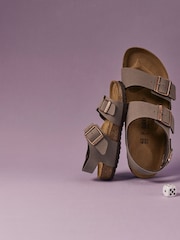 Birkenstock Brown Kids New York Birko Flor Sandals - Image 4 of 5