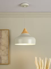 Dar Lighting Grey Gaucho Ceiling Light Pendant - Image 1 of 4