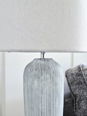 Grey Fairford Extra Large Table Lamp - Image 3 of 6