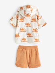 Neutral Hoodie and Short Towelling Set (3mths-7yrs) - Image 8 of 8