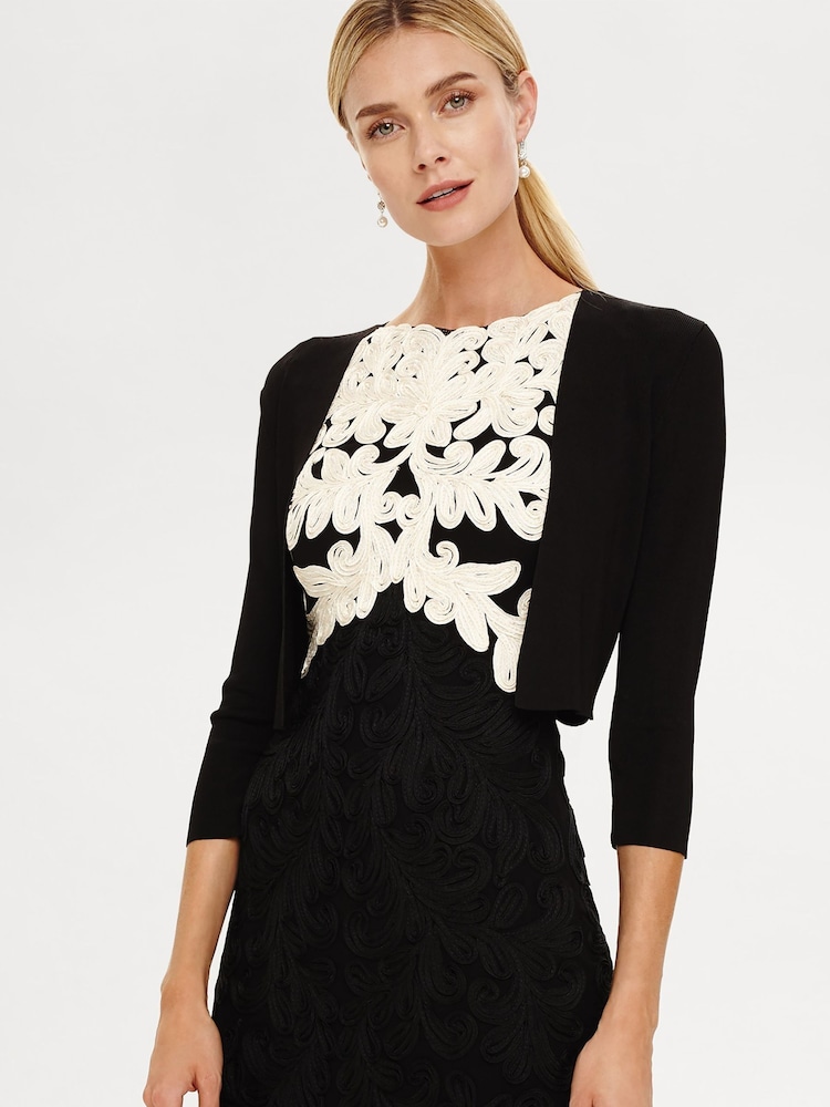 Phase Eight Black Lightweight Knitted Salma Jacket - Image 1 of 5