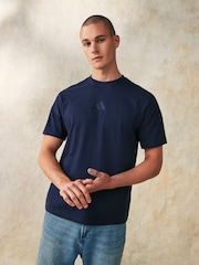 adidas Blue ALL SZN T-Shirt - Image 1 of 6