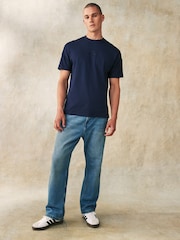 adidas Blue ALL SZN T-Shirt - Image 4 of 6