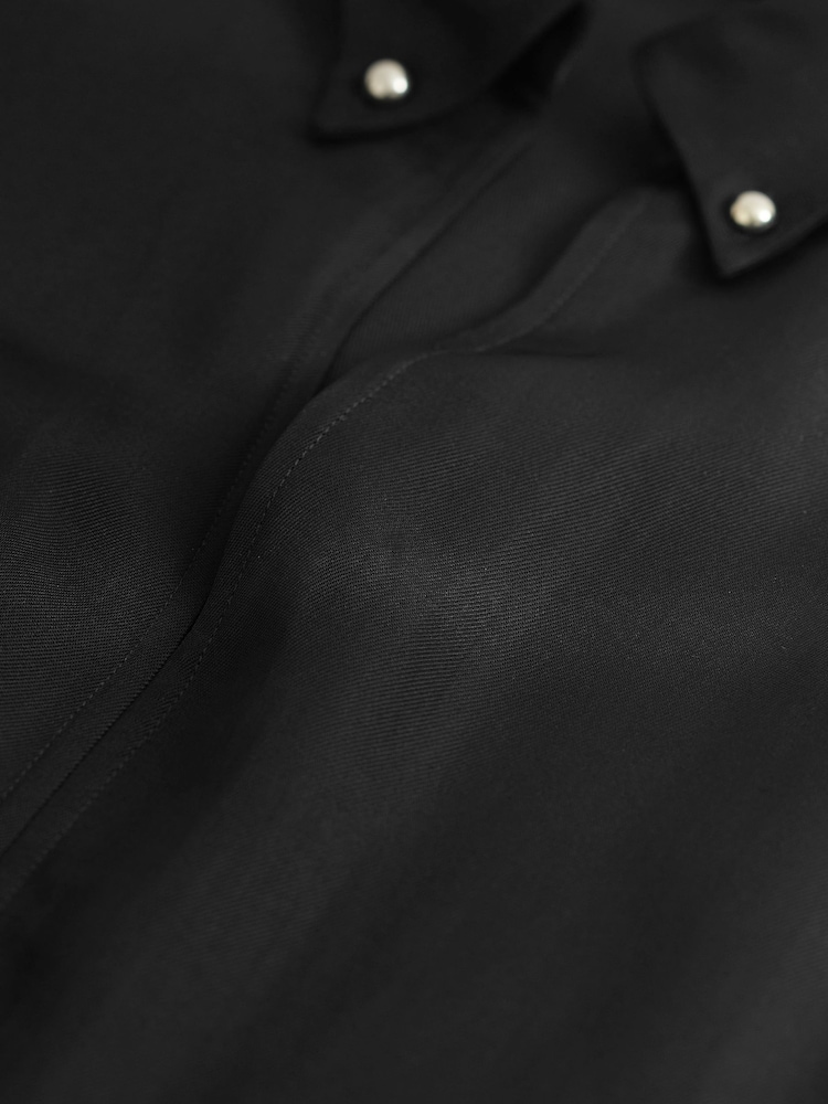 Black Premium Short Sleeve V-Neck Blouse - Image 7 of 7