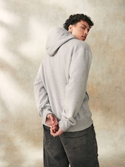 adidas Grey ALL SZN Hoodie - Image 3 of 6