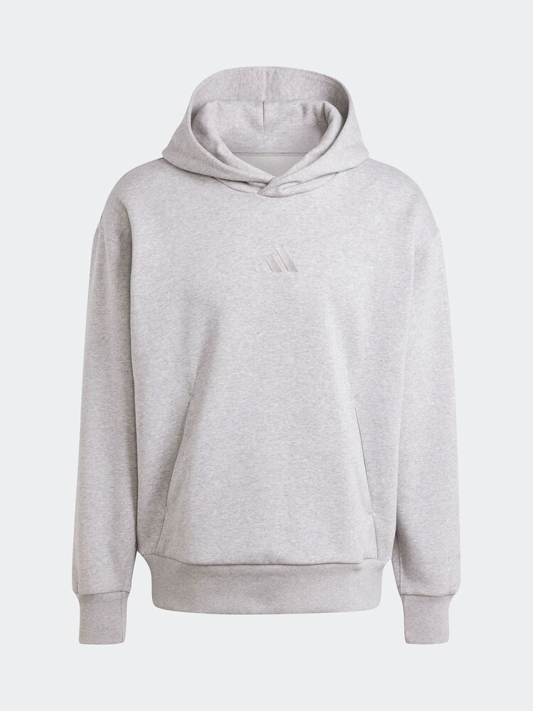 adidas Grey ALL SZN Hoodie - Image 6 of 6