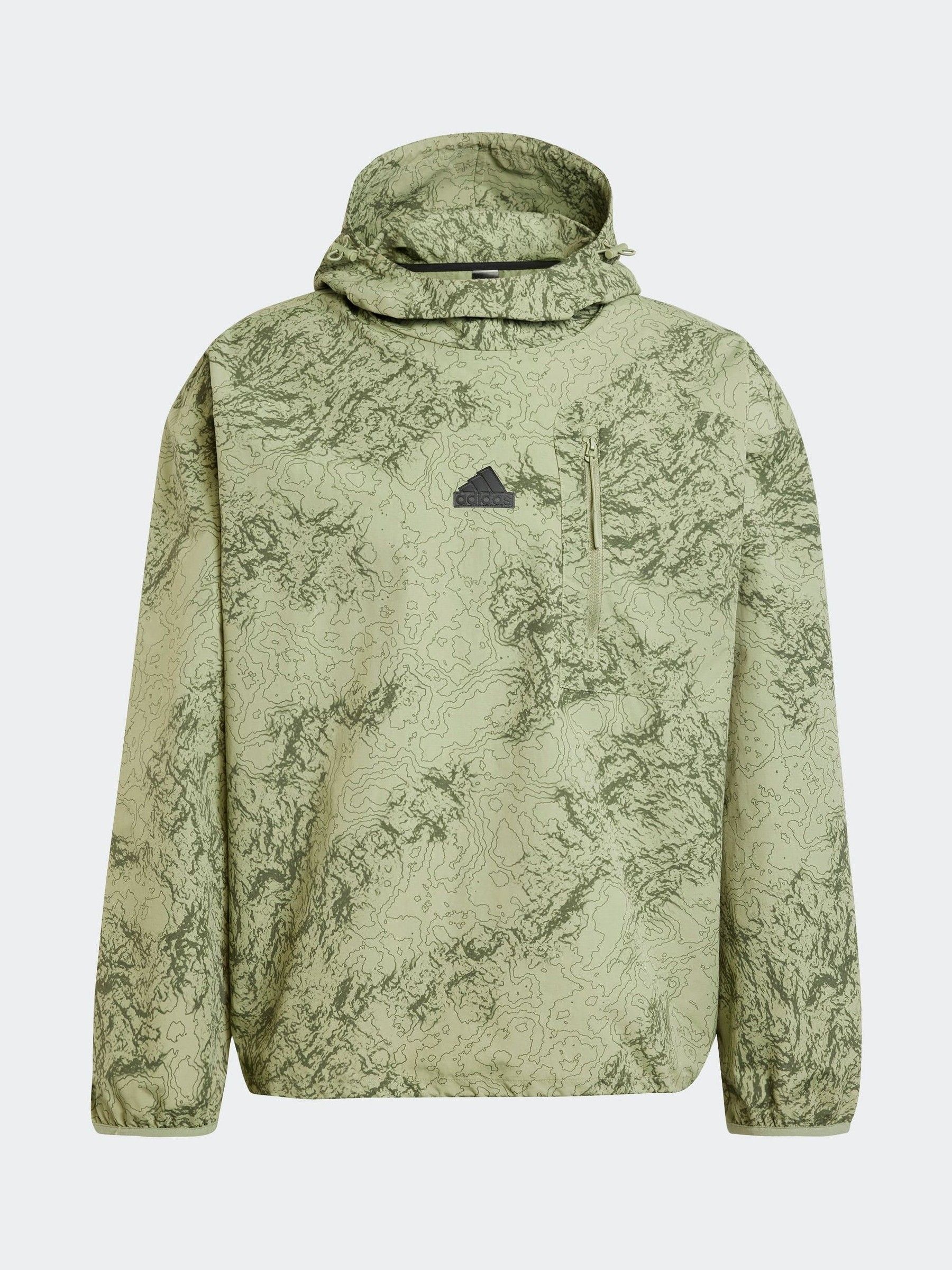 Buy adidas Green City Escape Woven Hoodie from Next Luxembourg