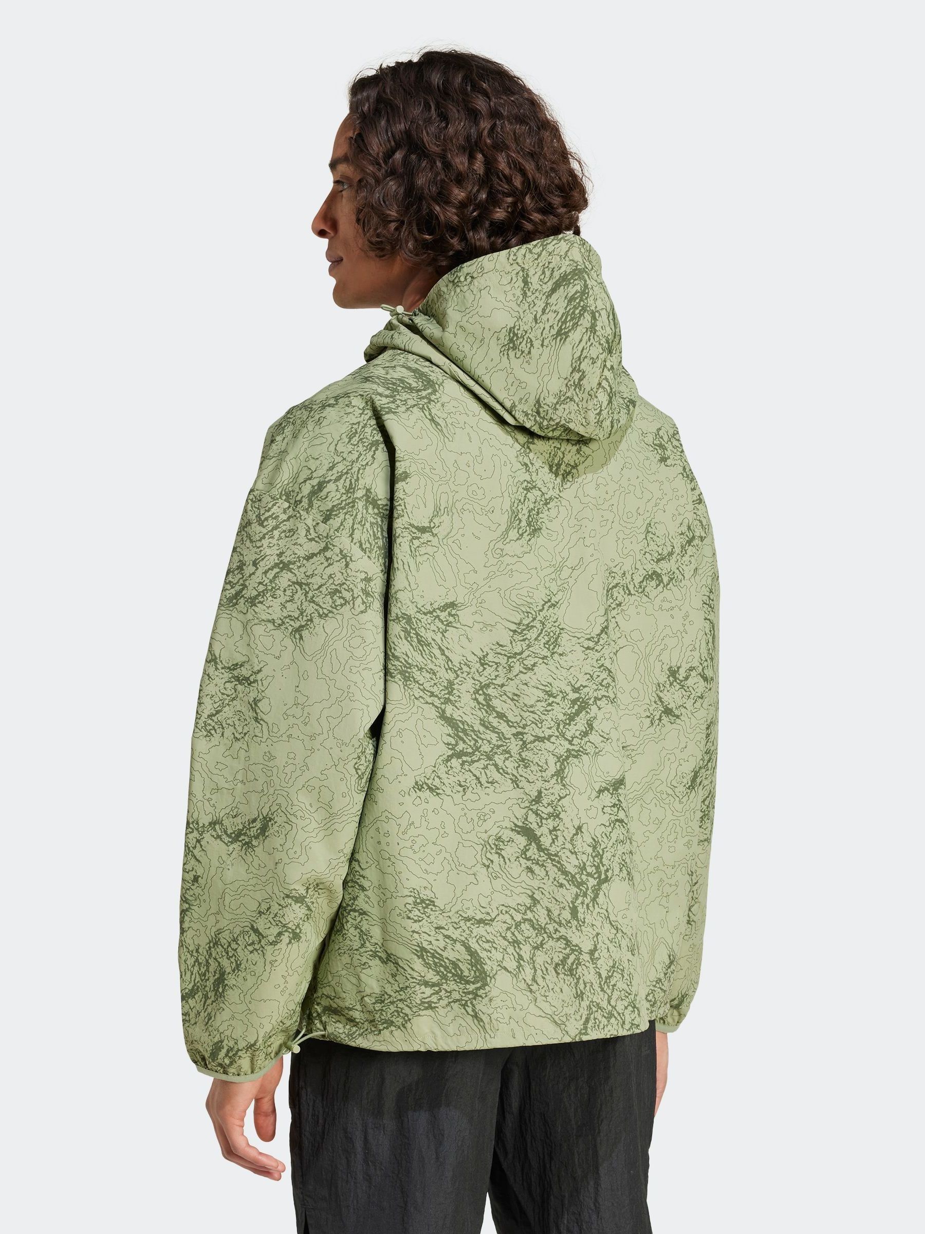 Buy adidas Green City Escape Woven Hoodie from Next Luxembourg