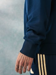 adidas Blue ALL SZN Hoodie - Image 4 of 5