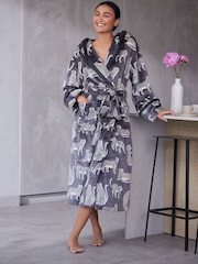 Charcoal Grey Lionel Scion at Next Dressing Gown - Image 2 of 7