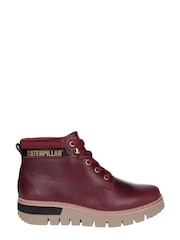 CAT® Lifestyle Red Pastime Wedge Lace-Up Boots - Image 1 of 4