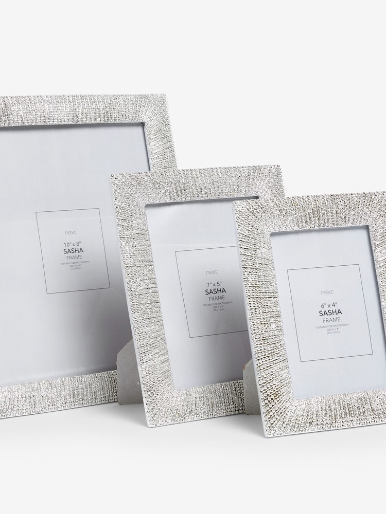 Silver Diamanté Picture Frame - Image 2 of 4
