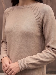 Roman Natural Petite Longline Knit Jumper - Image 4 of 4