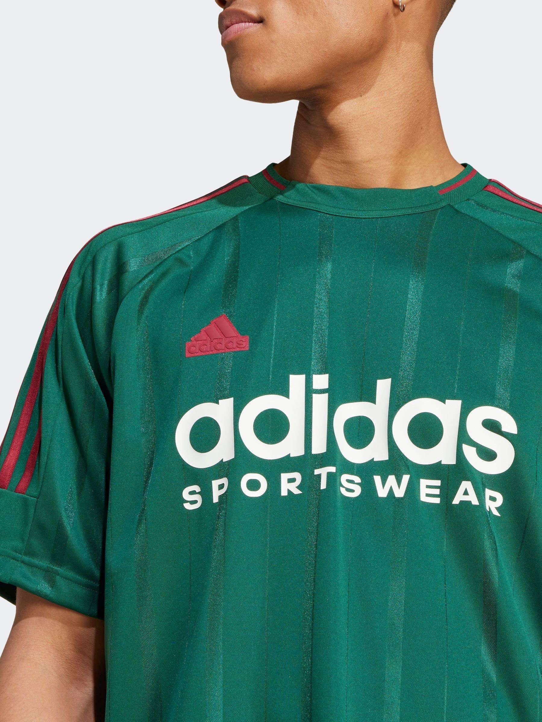 Green adidas jersey online