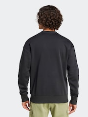 adidas Black Crew Sweatshirt - Image 2 of 7