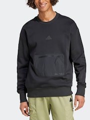 adidas Black Crew Sweatshirt - Image 4 of 7